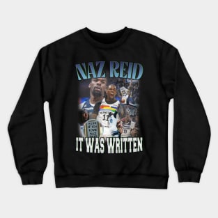 Naz Reid Minnesota Fan Favorite #11 Vintage 90's Retro Graphic Tee Design Crewneck Sweatshirt